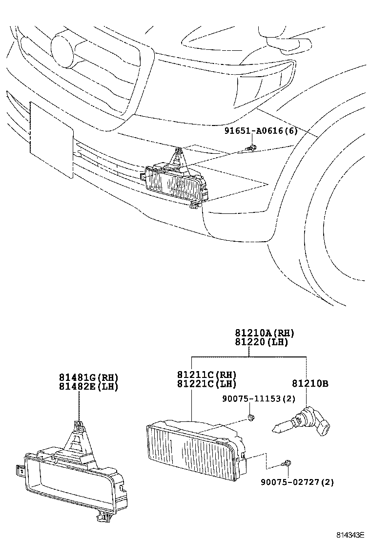  LAND CRUISER 200 202 |  FOG LAMP