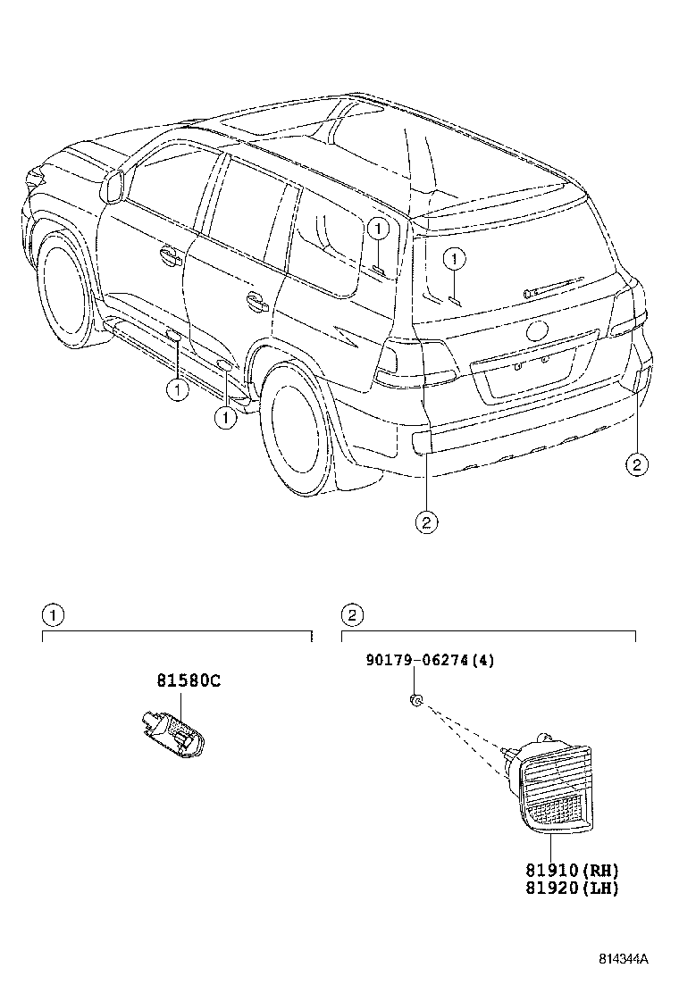  LAND CRUISER 200 202 |  REFLEX REFLECTOR