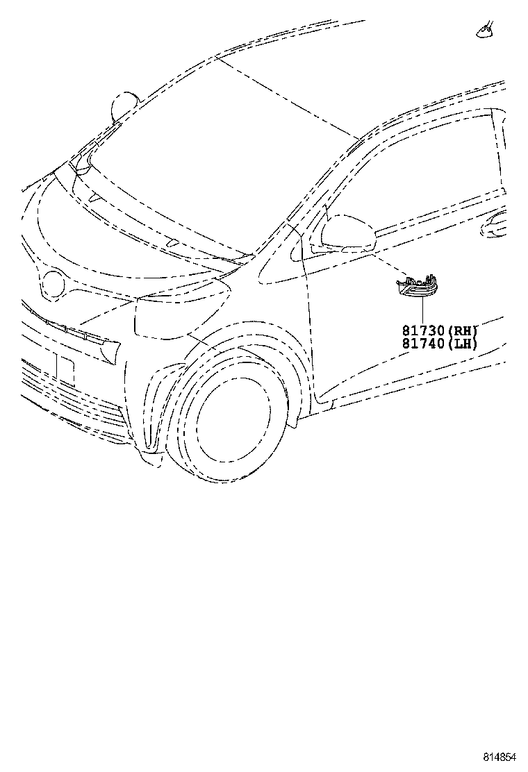  IQ |  SIDE TURN SIGNAL LAMP OUTER MIRROR LAMP