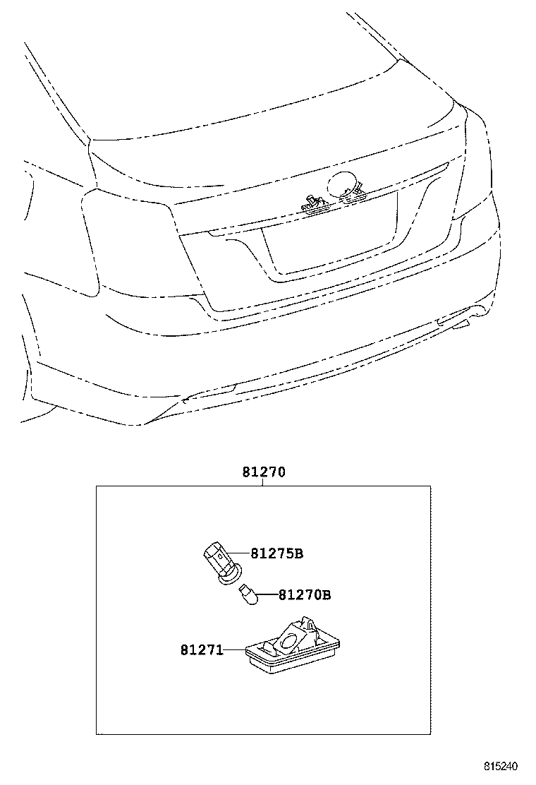  SAI |  REAR LICENSE PLATE LAMP