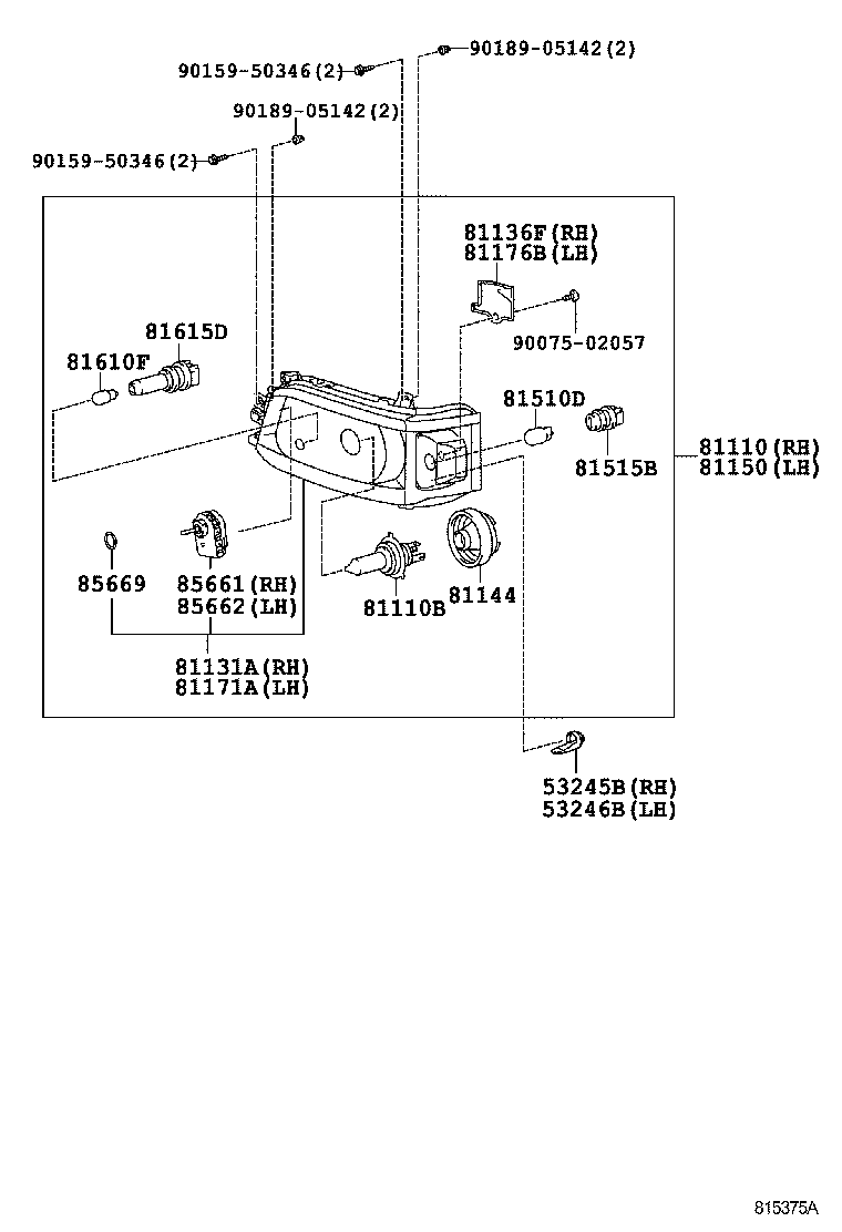  HIACE REGIUSACE |  HEADLAMP