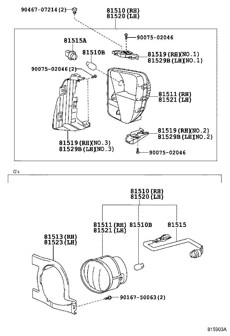  PRIUS |  FRONT TURN SIGNAL LAMP
