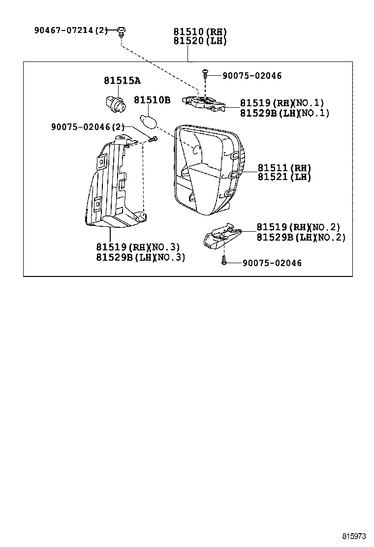  PRIUS PLUG IN HBD |  FRONT TURN SIGNAL LAMP
