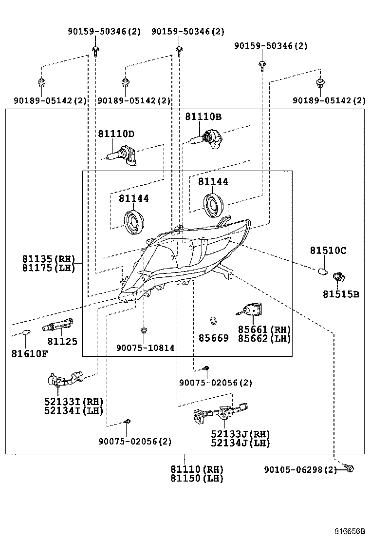  LAND CRUISER PRADO |  HEADLAMP
