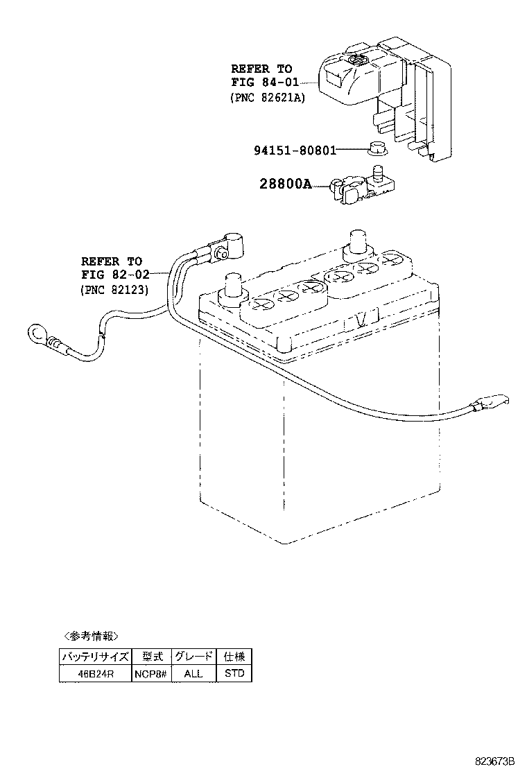  SIENTA |  BATTERY BATTERY CABLE