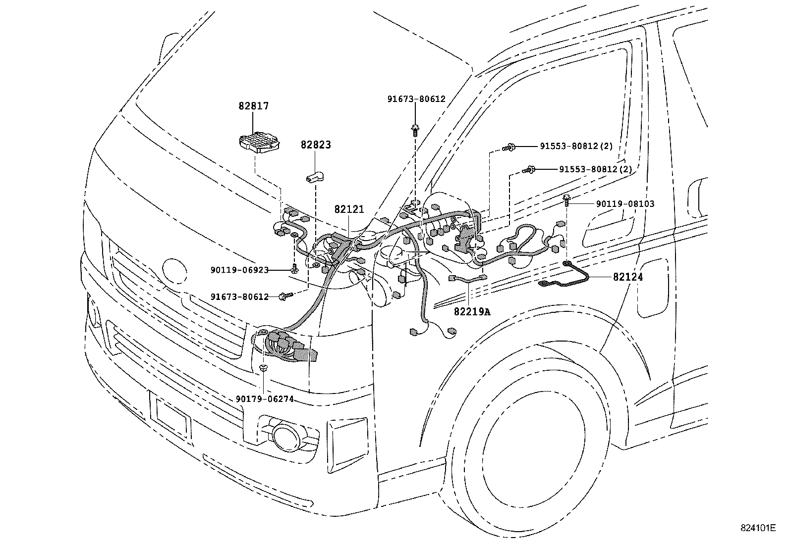  HIACE REGIUSACE |  WIRING CLAMP