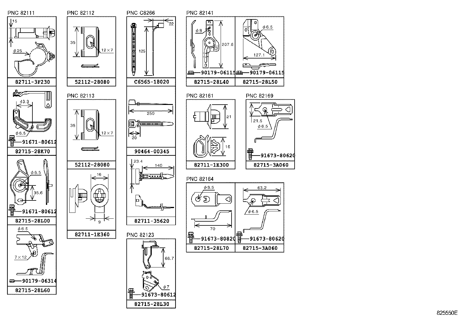  NOAH VOXY |  WIRING CLAMP