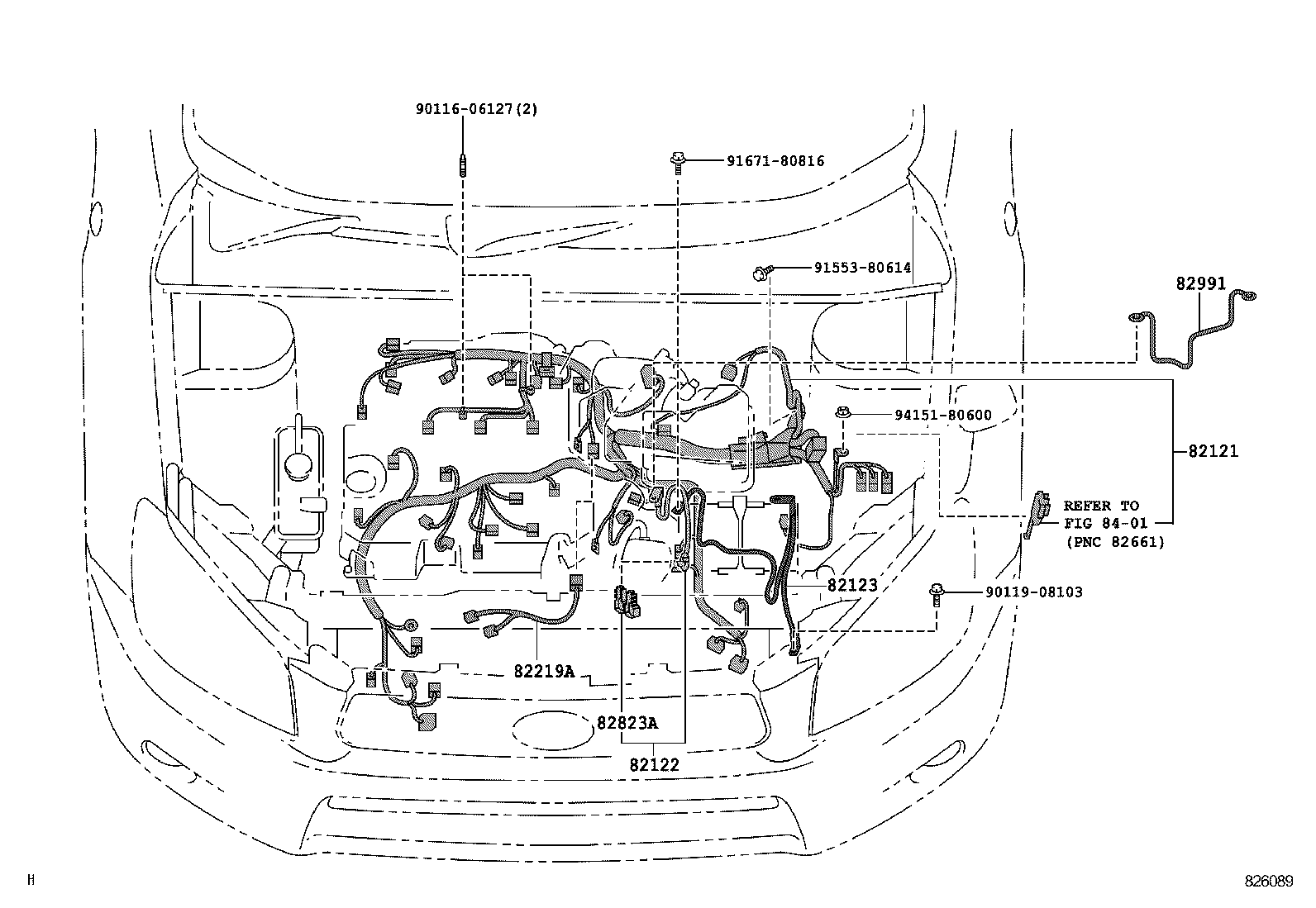  RAV4 VANGUARD |  WIRING CLAMP