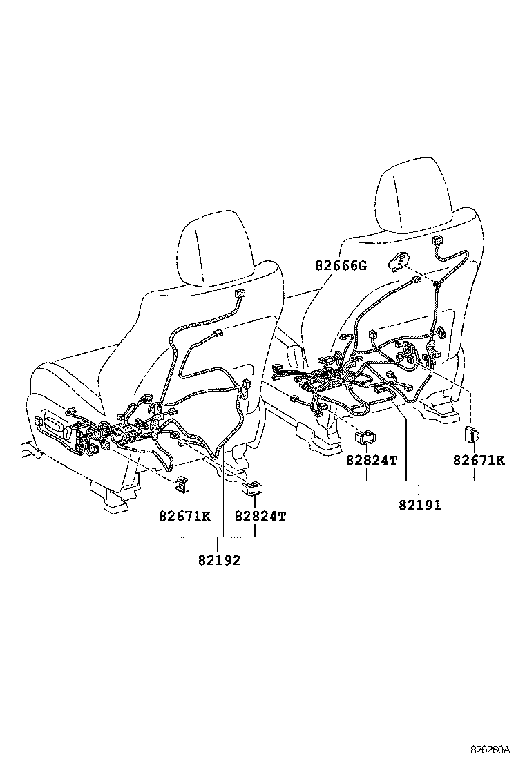  RX270 350 450H |  WIRING CLAMP