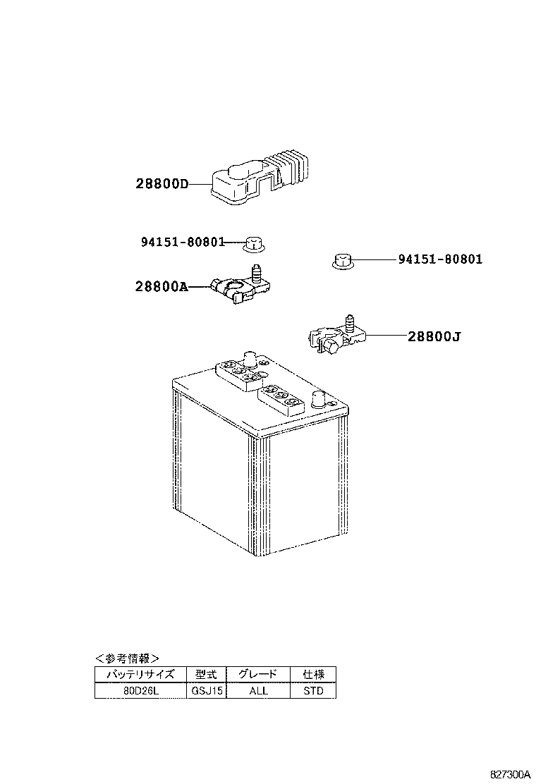  FJ CRUISER |  BATTERY BATTERY CABLE