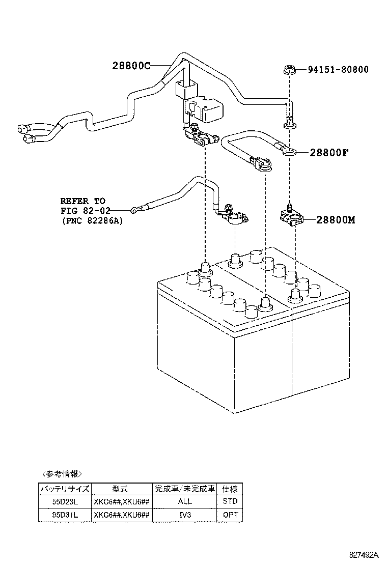  DYNA TOYOACE HV |  BATTERY BATTERY CABLE