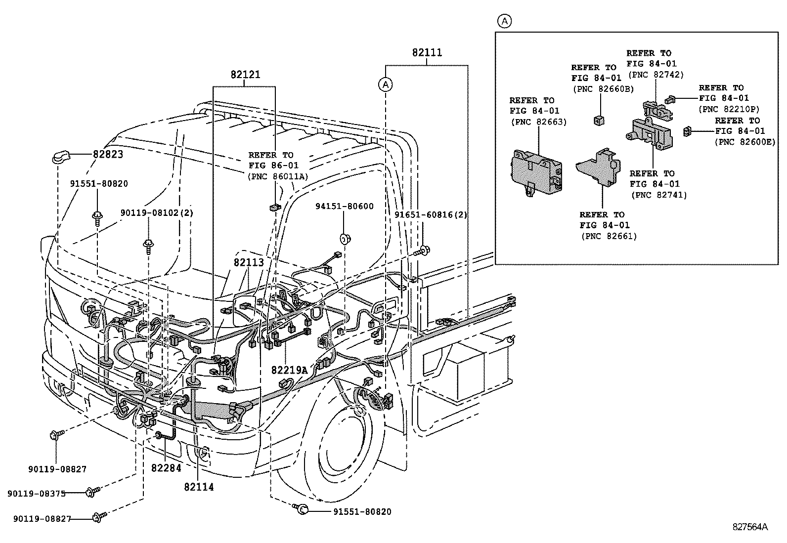  DYNA TOYOACE |  WIRING CLAMP