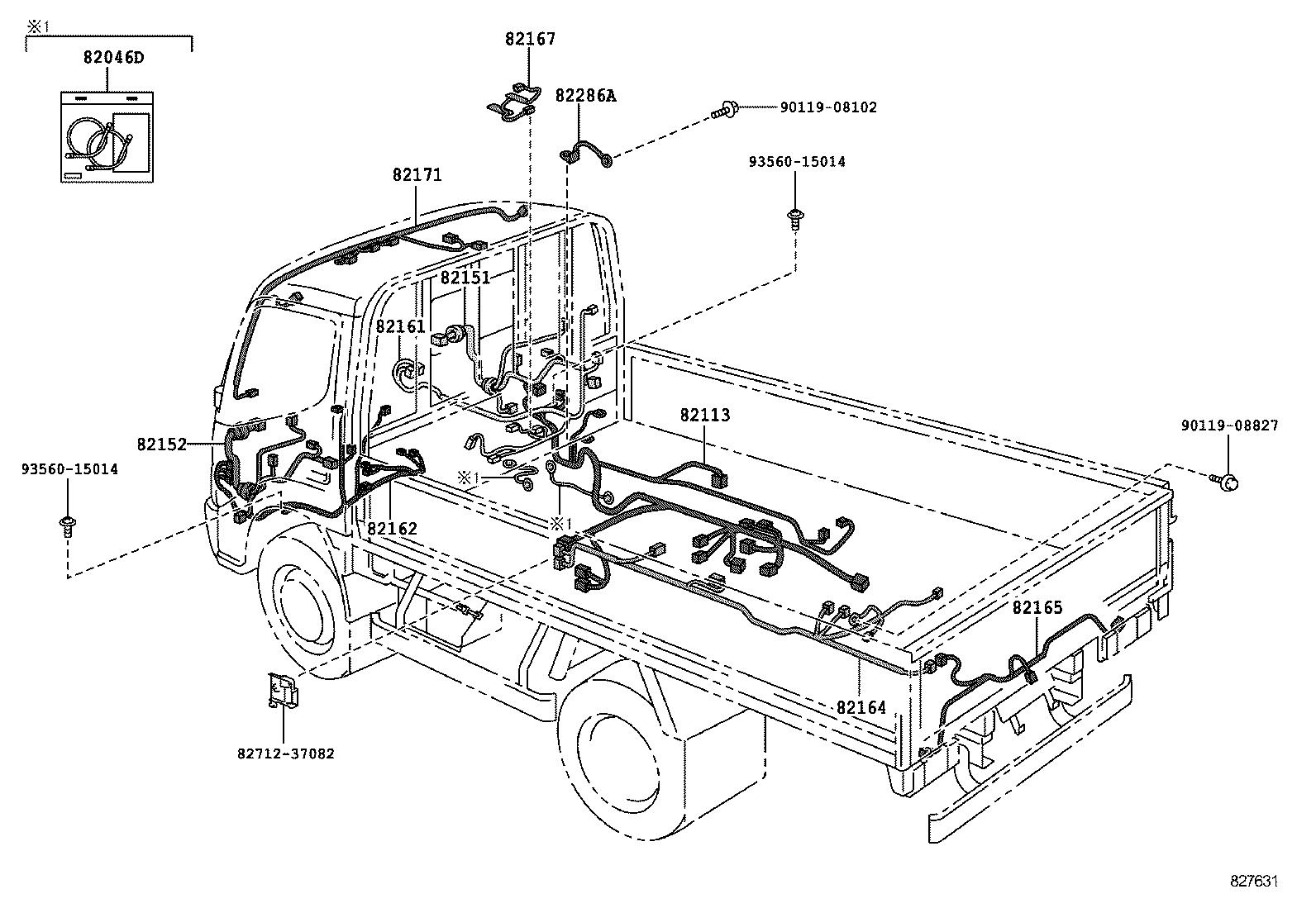  DYNA TOYOACE HV |  WIRING CLAMP
