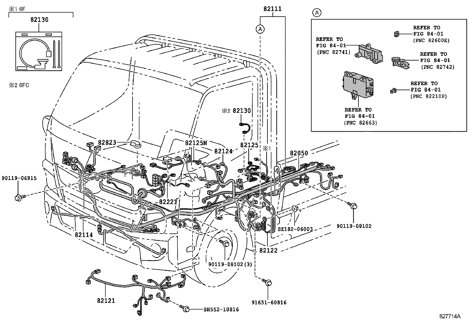  DYNA TOYOACE |  WIRING CLAMP