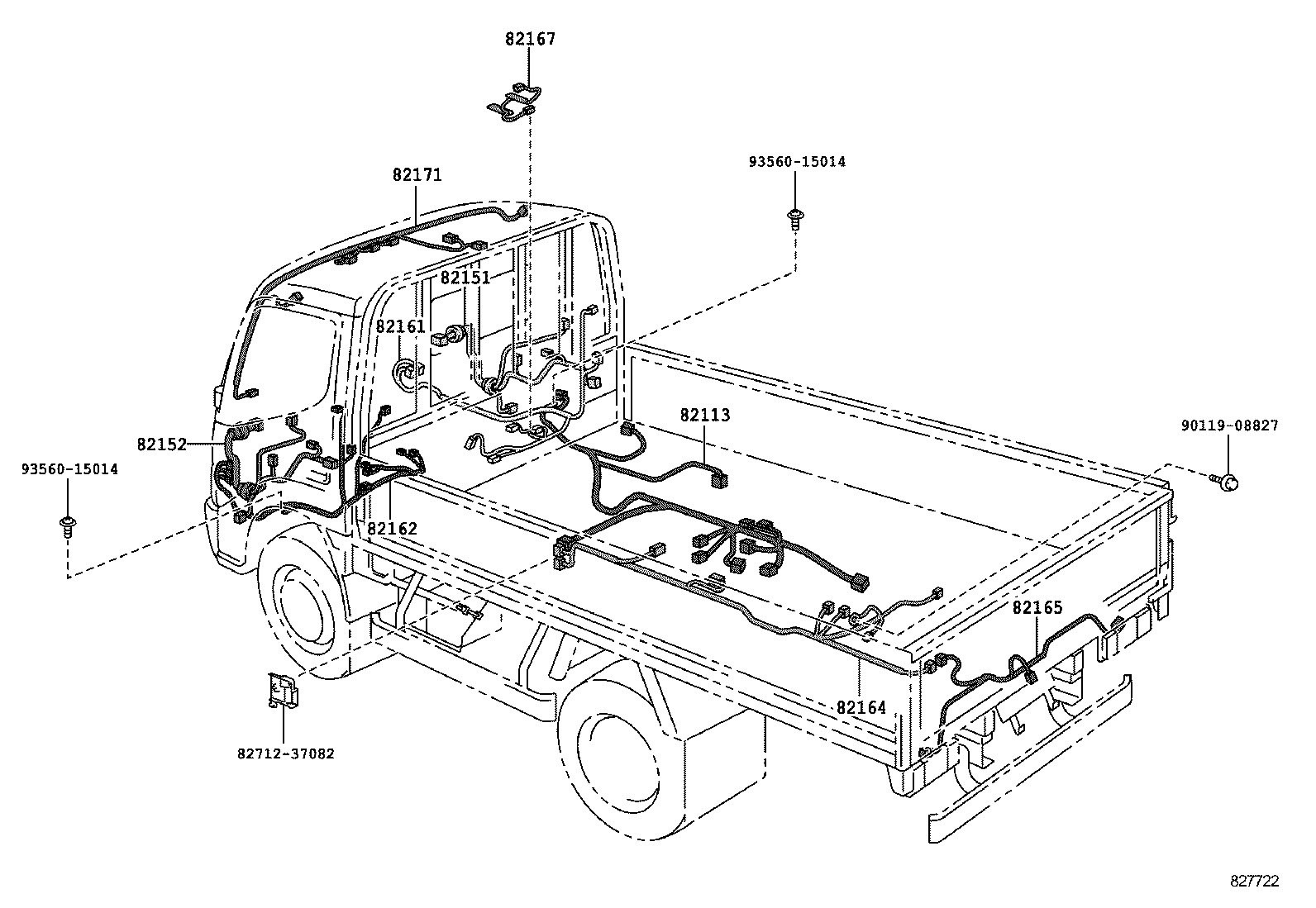 DYNA TOYOACE |  WIRING CLAMP