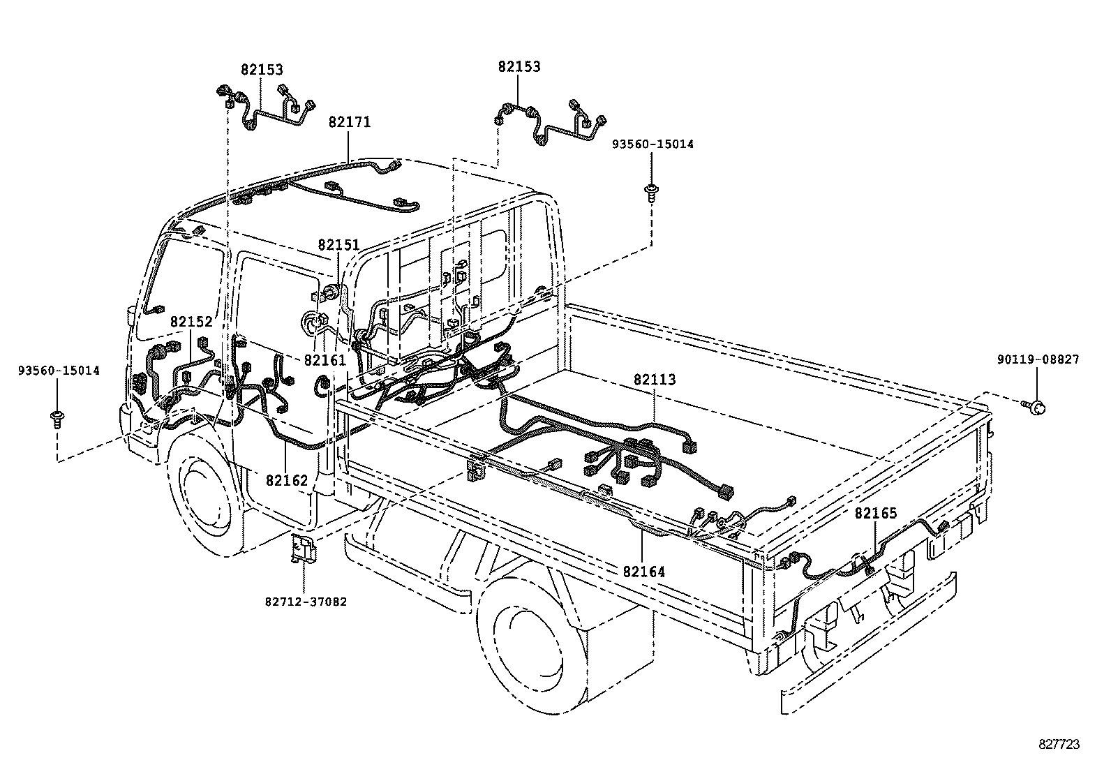  DYNA TOYOACE |  WIRING CLAMP