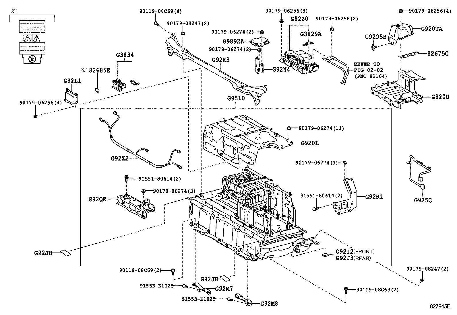  GS250 350 450H |  BATTERY BATTERY CABLE