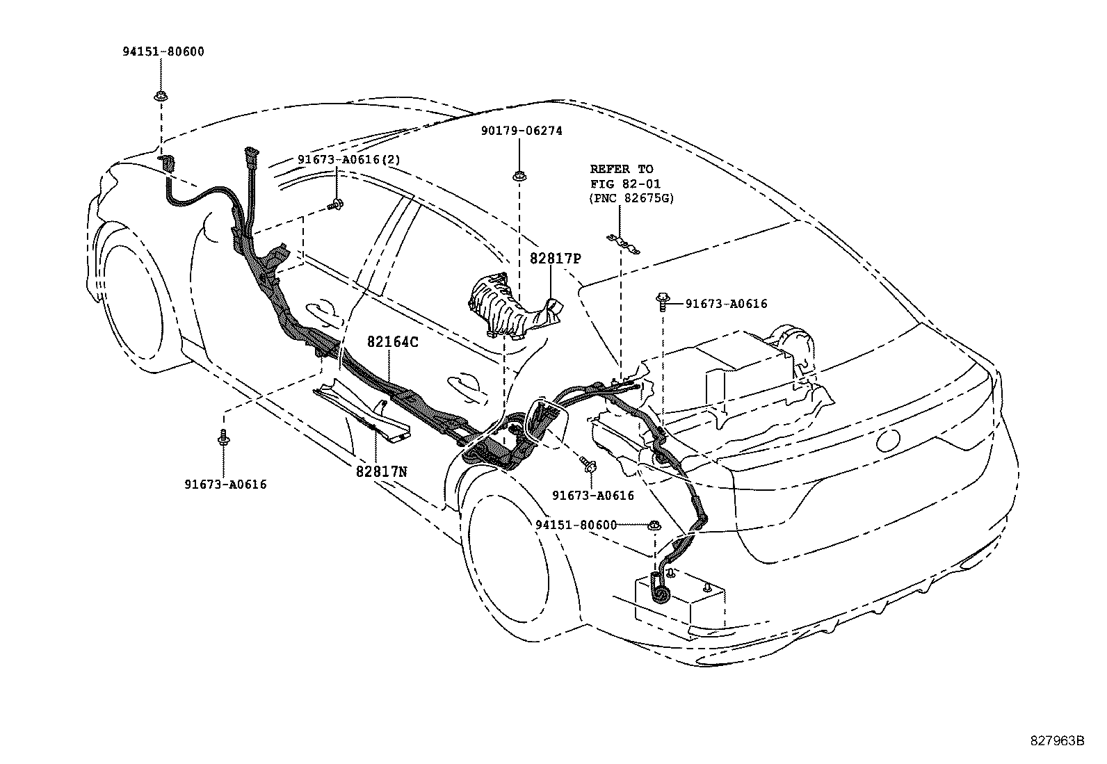  GS250 350 450H |  WIRING CLAMP