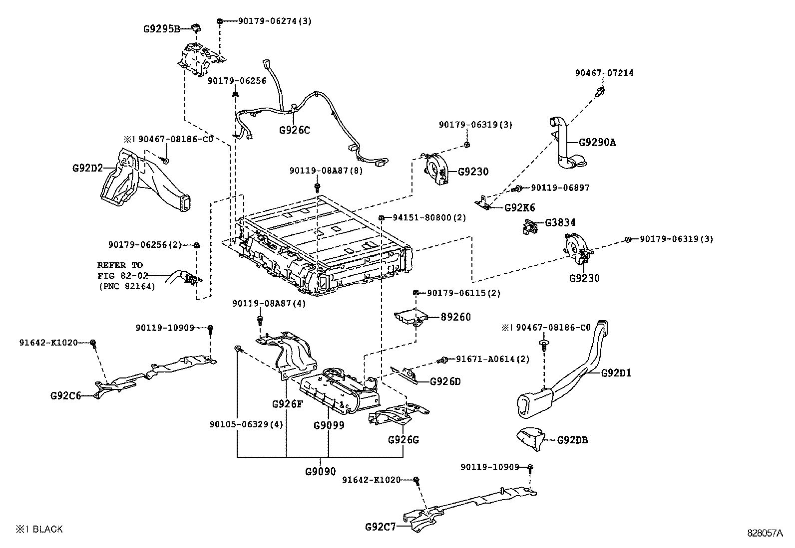  PRIUS PLUG IN HBD |  BATTERY BATTERY CABLE