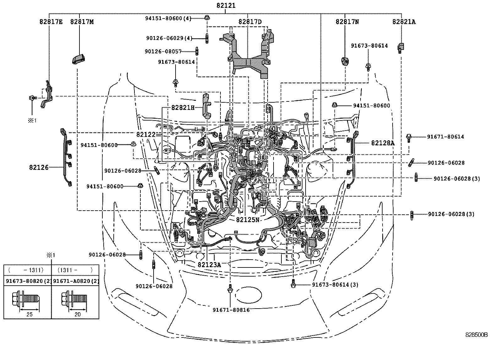  LS460 460L |  WIRING CLAMP