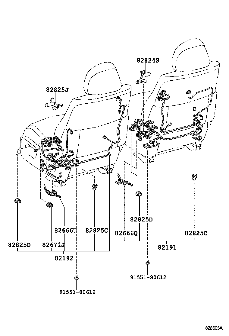  LS460 460L |  WIRING CLAMP