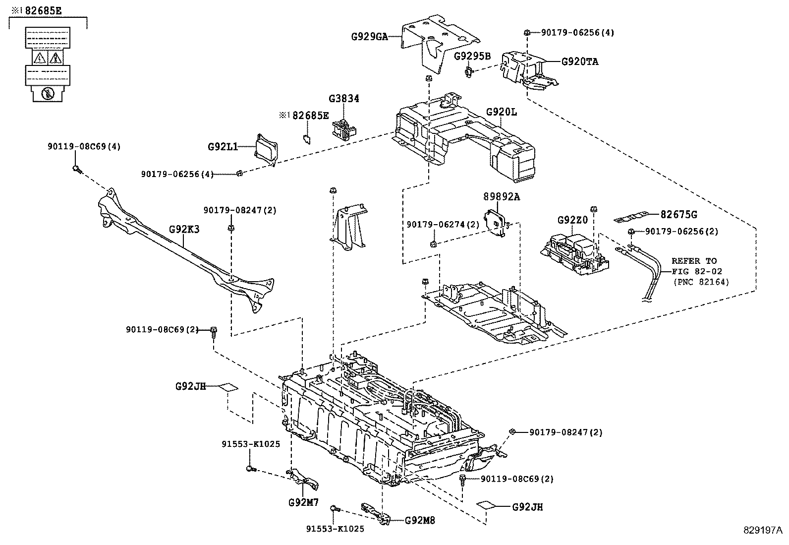  GS250 350 450H |  BATTERY BATTERY CABLE