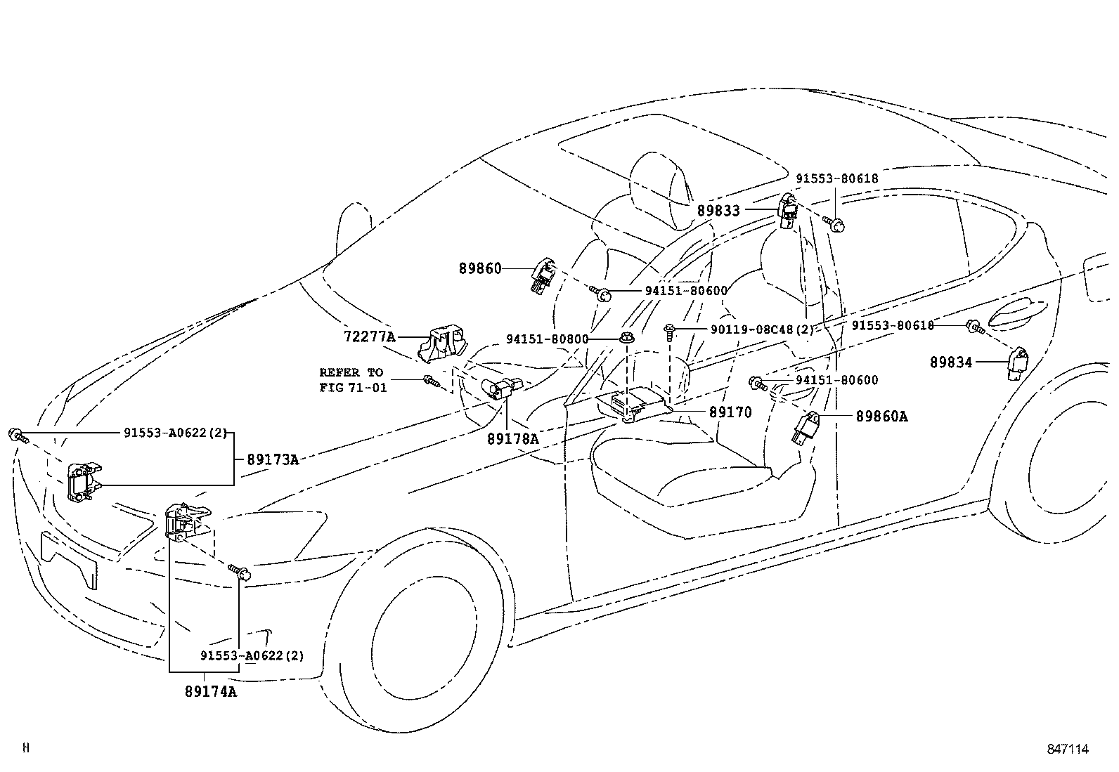  IS250 350 |  AIR BAG