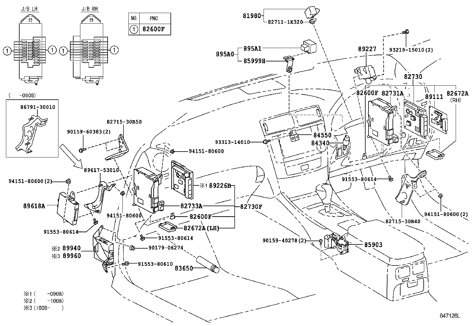  IS250 350 |  SWITCH RELAY COMPUTER