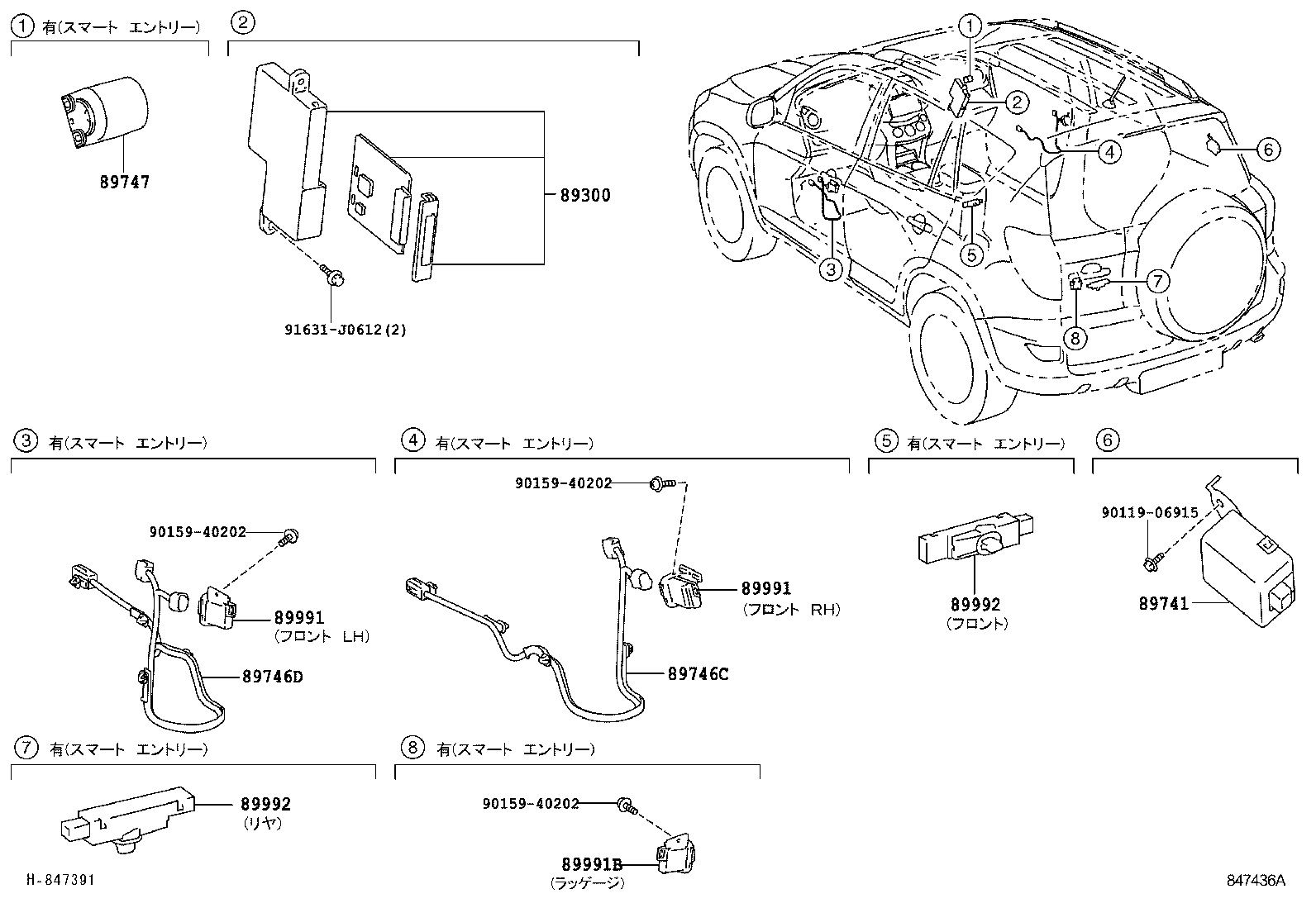  RAV4 VANGUARD |  WIRELESS DOOR LOCK