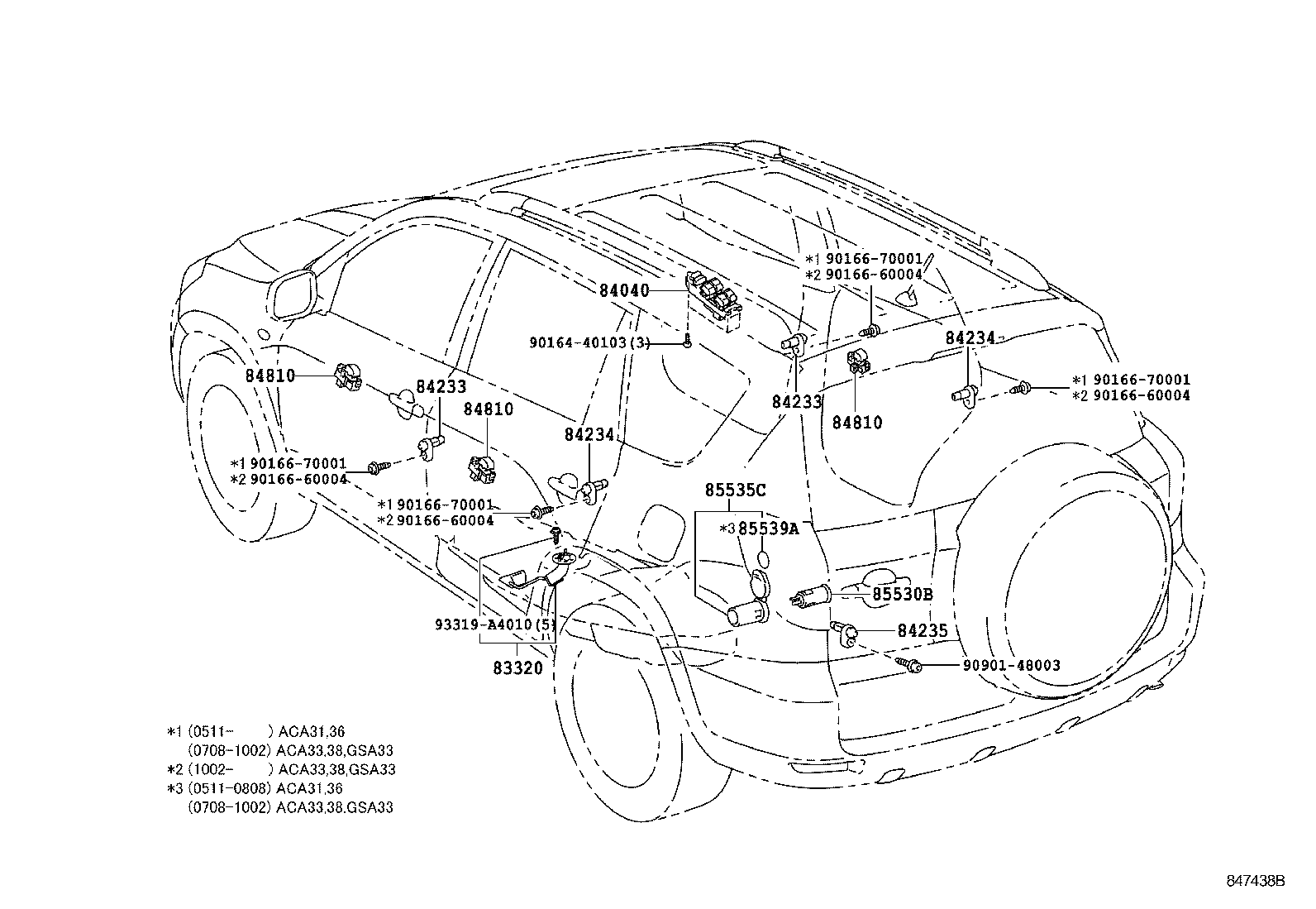  RAV4 VANGUARD |  SWITCH RELAY COMPUTER