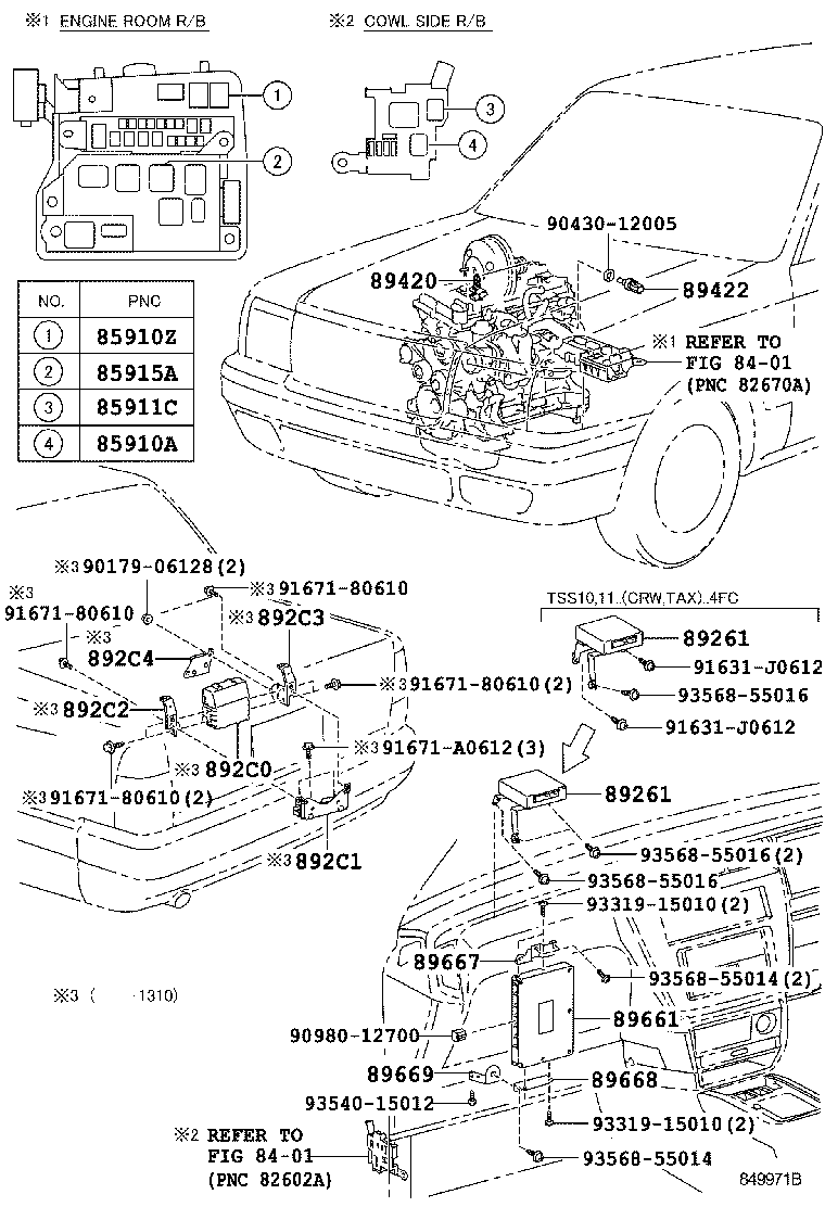  CROWN COMFORT SED |  ELECTRONIC FUEL INJECTION SYSTEM