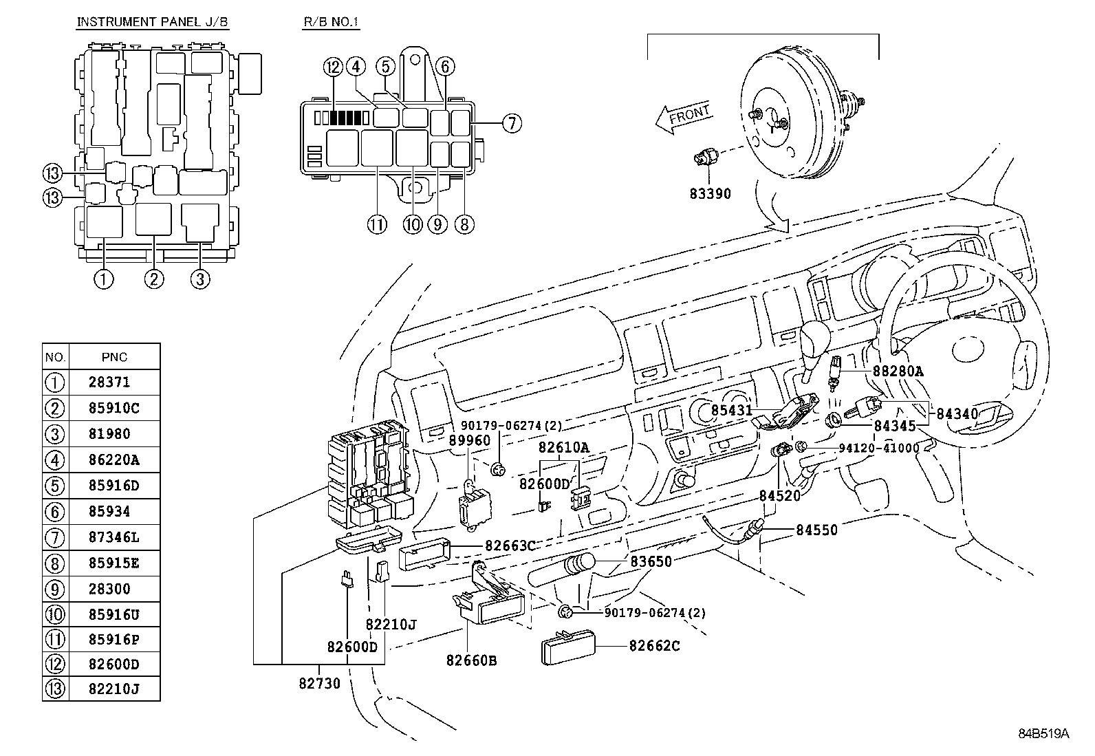  HIACE REGIUSACE |  SWITCH RELAY COMPUTER