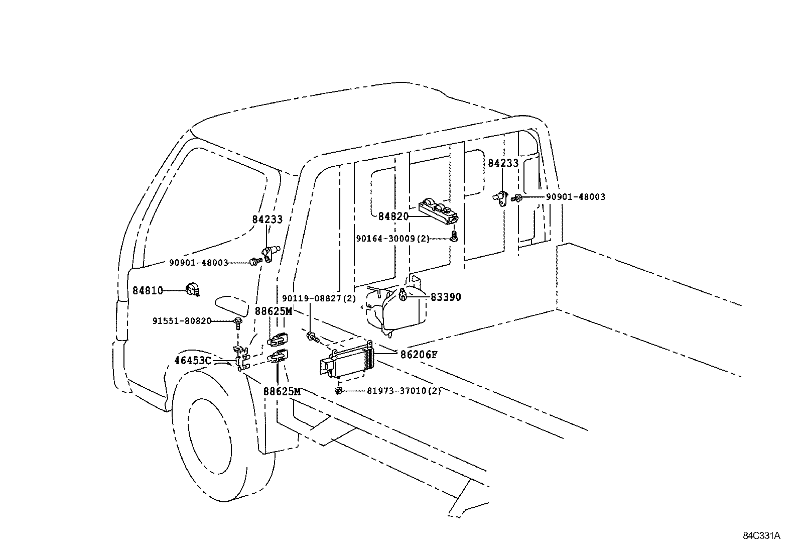  DYNA TOYOACE HV |  SWITCH RELAY COMPUTER