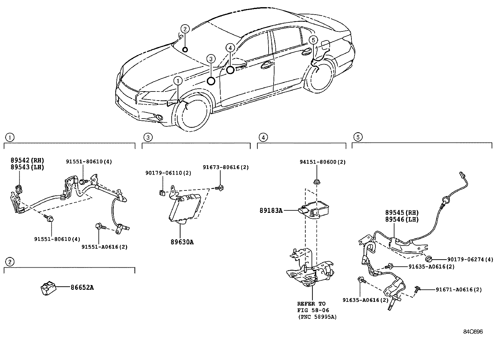  GS250 350 450H |  ABS VSC