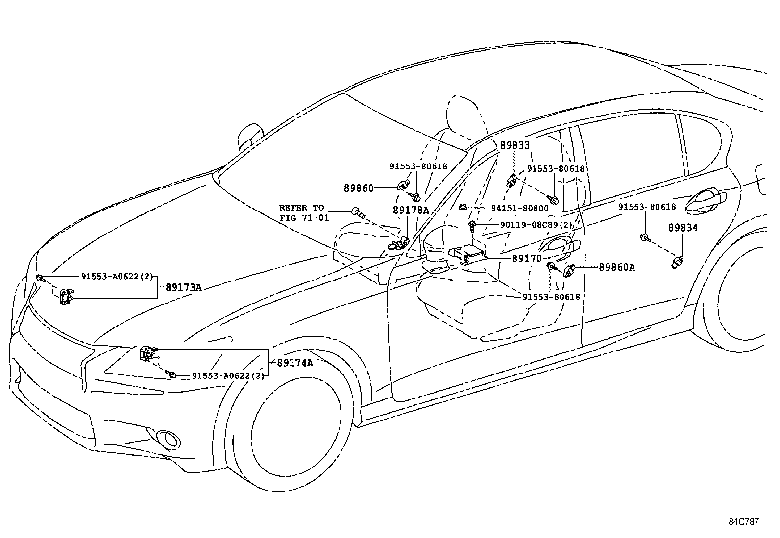  GS250 350 450H |  AIR BAG