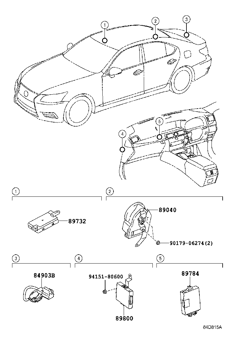  LS460 460L |  ANTI THEFT DEVICE