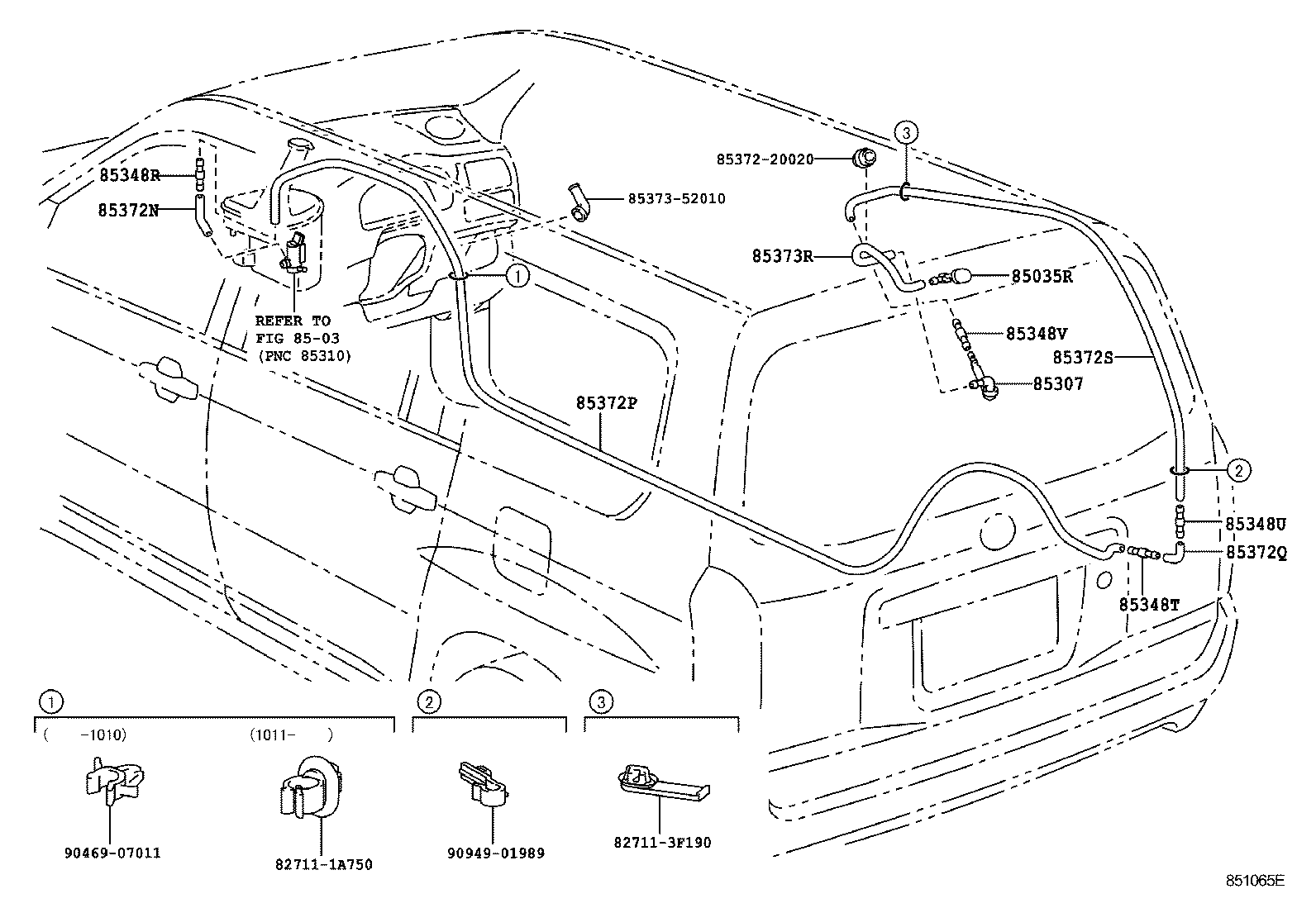  PROBOX SUCCEED |  REAR WASHER