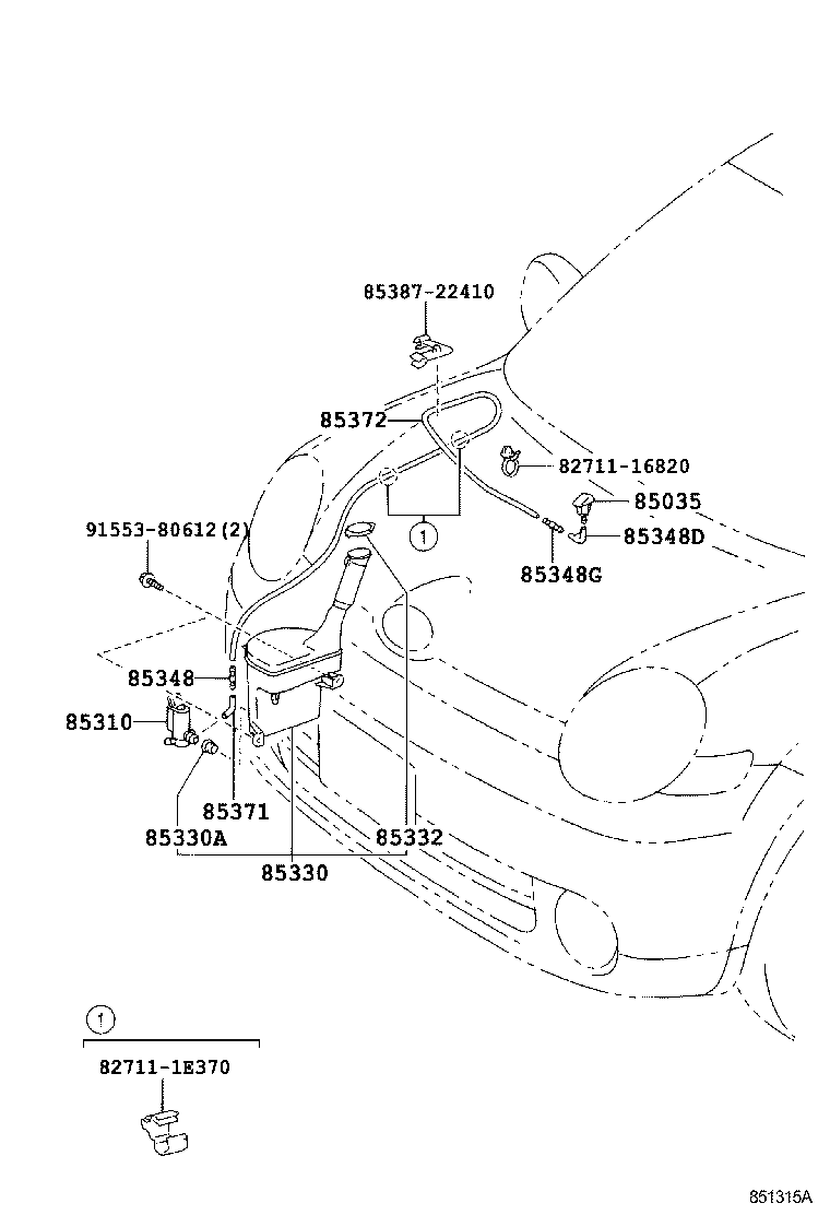  SIENTA |  WINDSHIELD WASHER