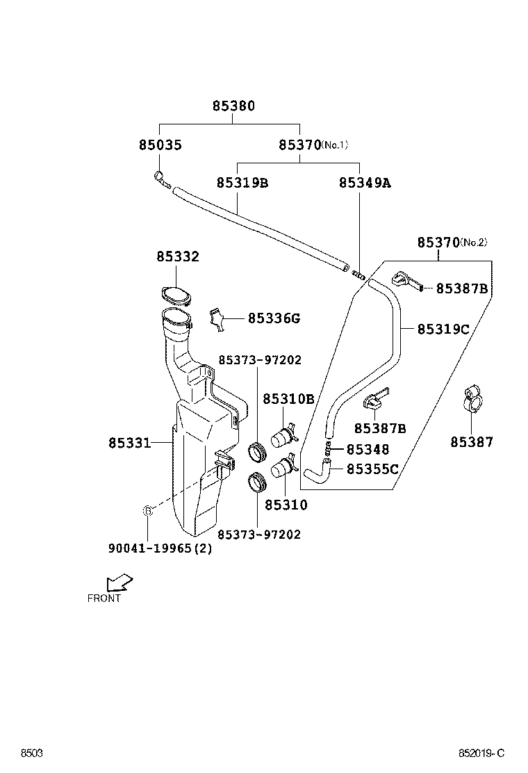  PIXIS VAN |  WINDSHIELD WASHER