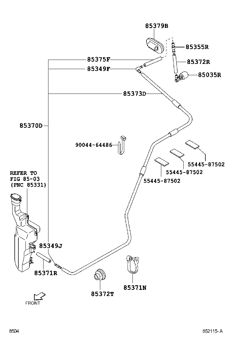  PIXIS VAN |  REAR WASHER