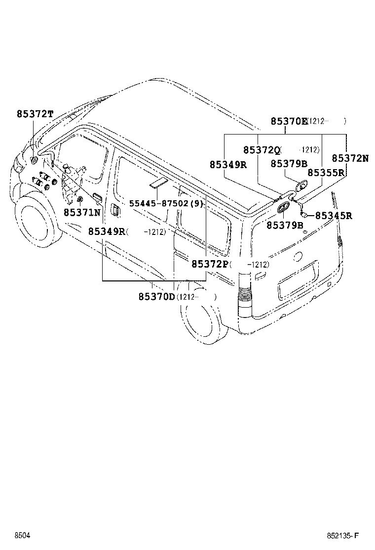  LITE TOWNACE |  REAR WASHER