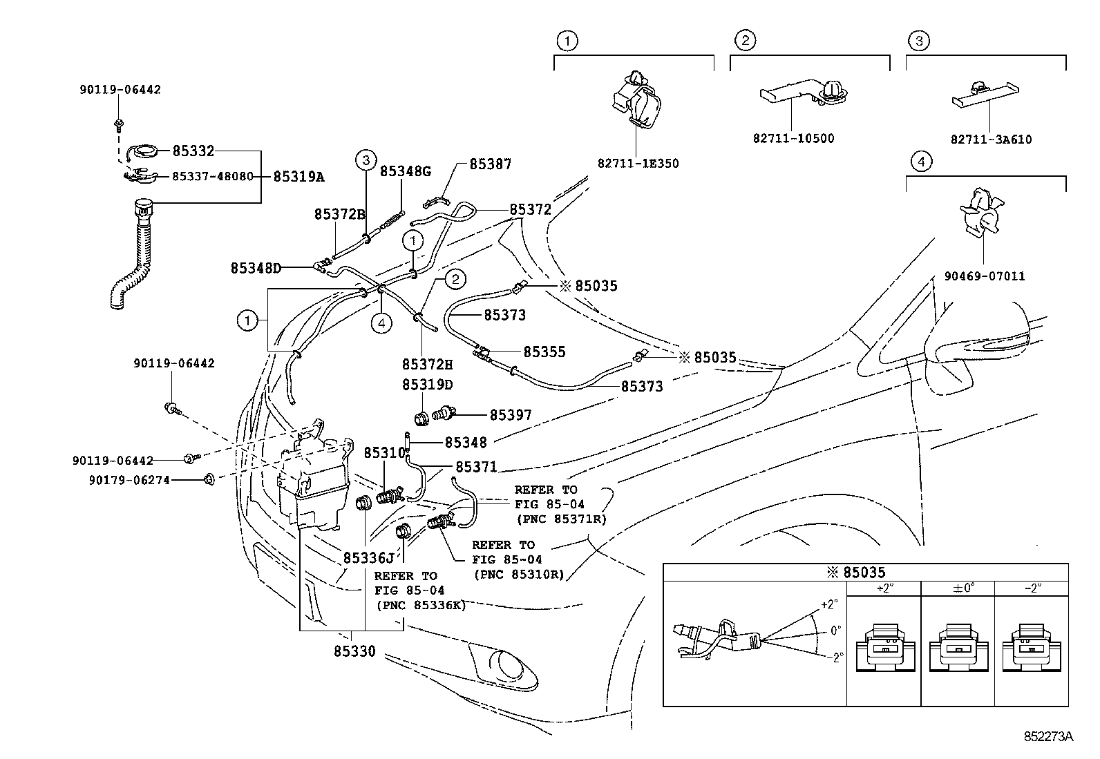 RX270 350 450H |  WINDSHIELD WASHER