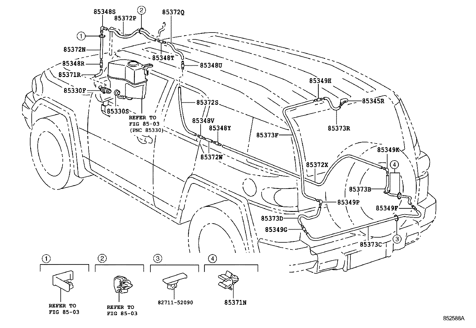  FJ CRUISER |  REAR WASHER