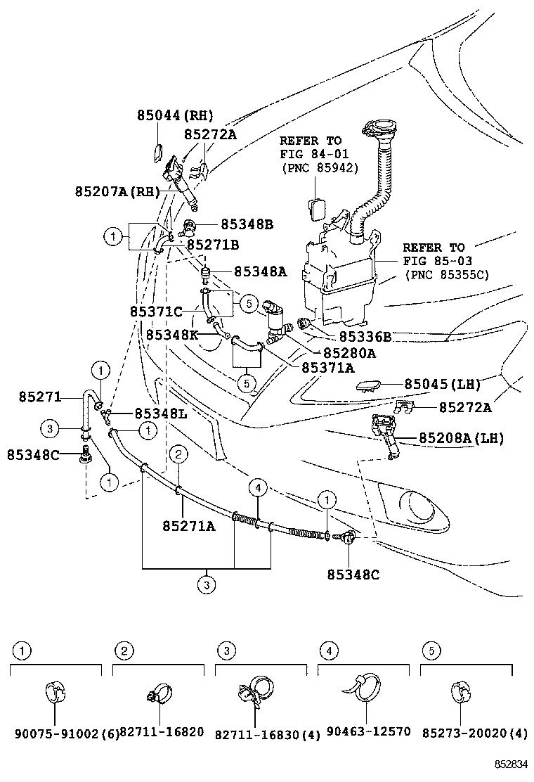  RX270 350 450H |  HEADLAMP CLEANER