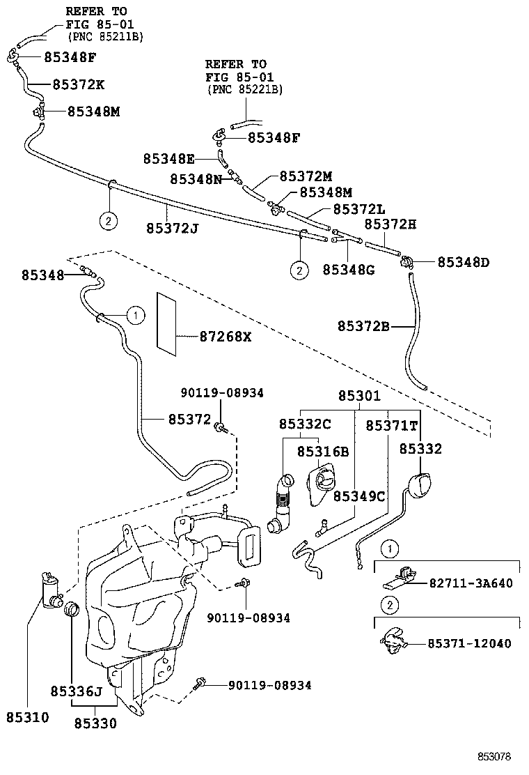  DYNA TOYOACE HV |  WINDSHIELD WASHER