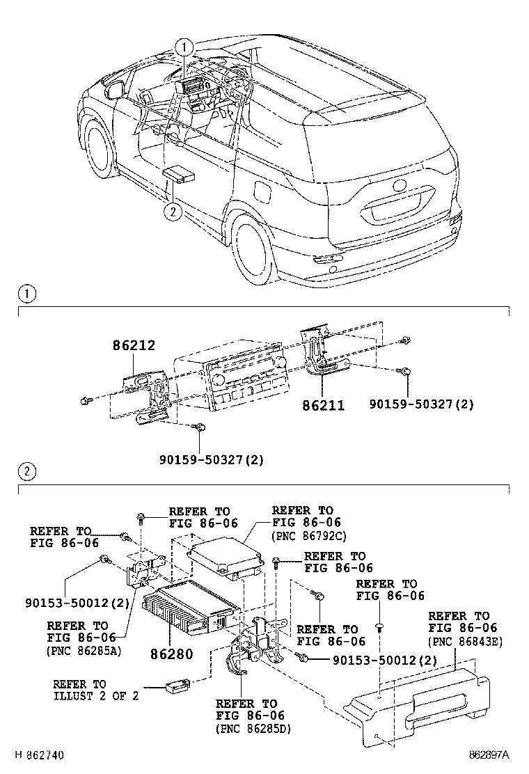  ESTIMA HYBRID |  RADIO RECEIVER AMPLIFIER CONDENSER