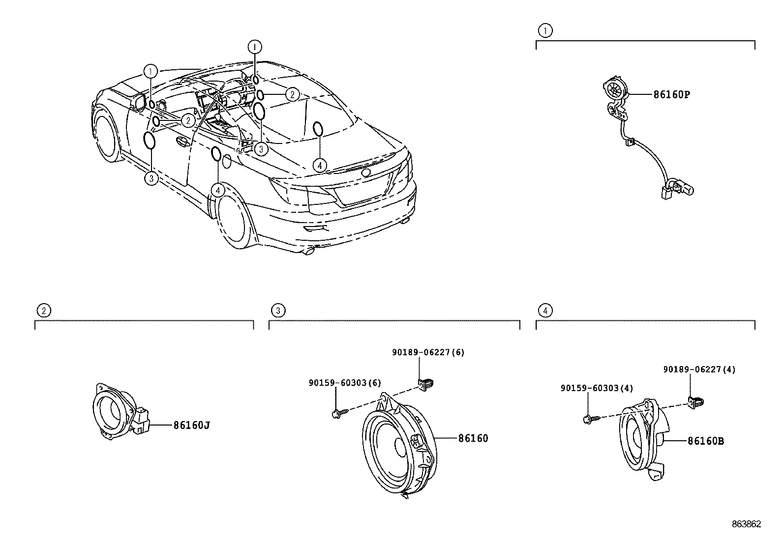  IS250C 350C |  SPEAKER