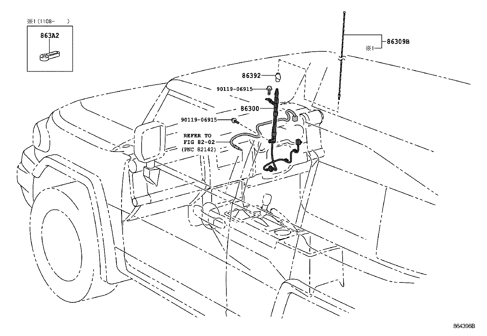  FJ CRUISER |  ANTENNA