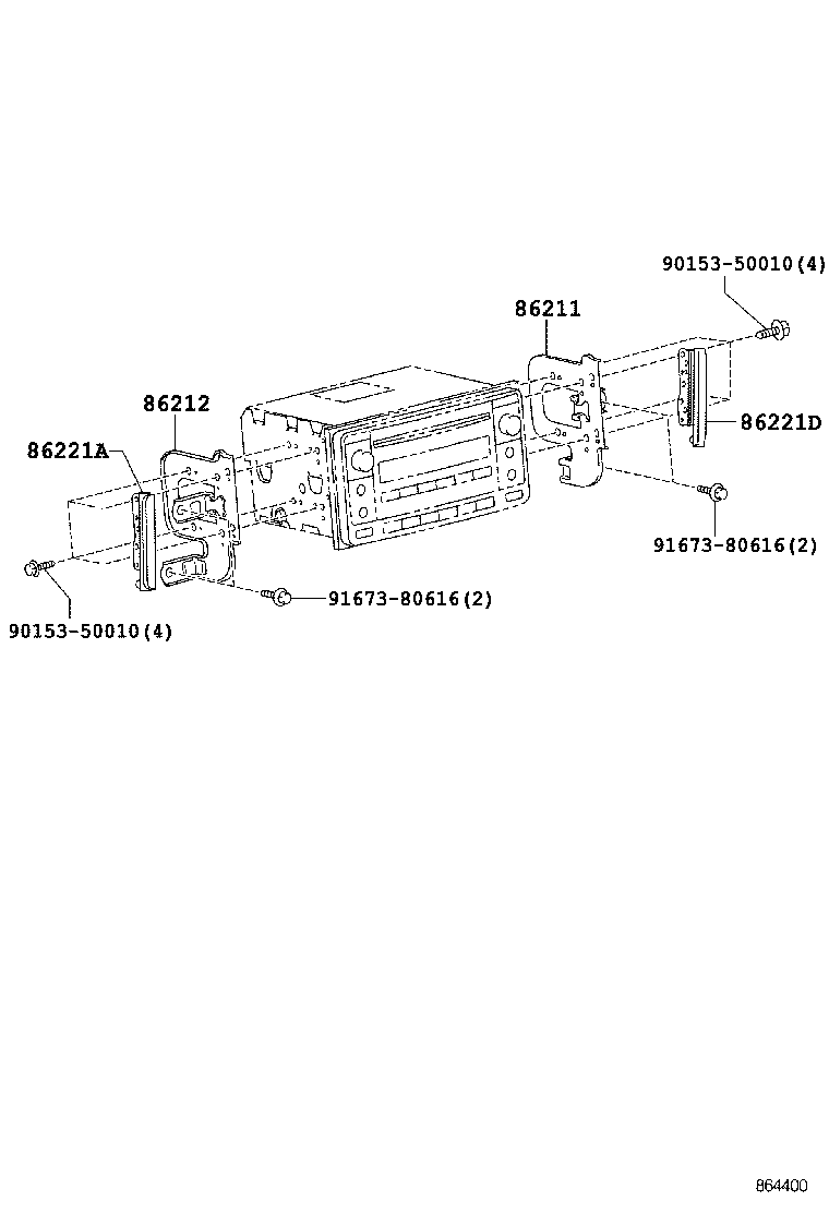  FJ CRUISER |  RADIO RECEIVER AMPLIFIER CONDENSER