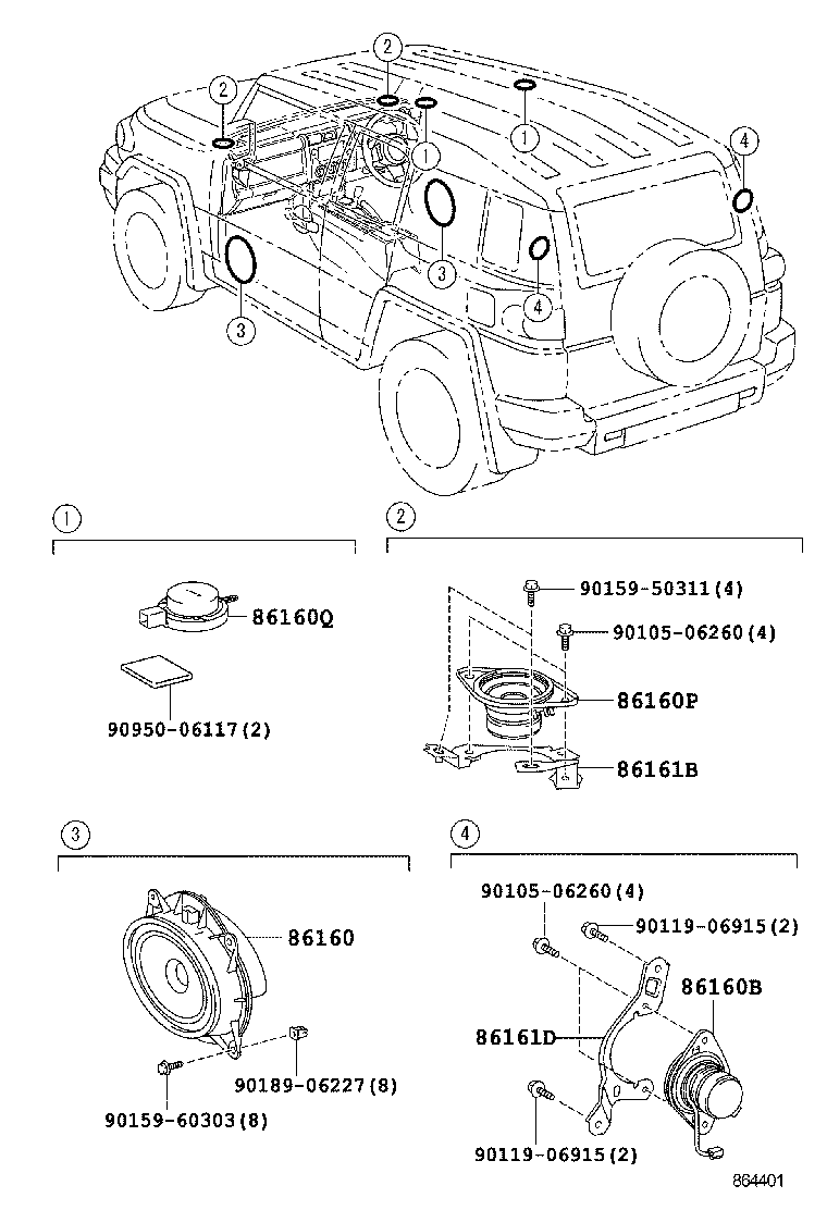 FJ CRUISER |  SPEAKER